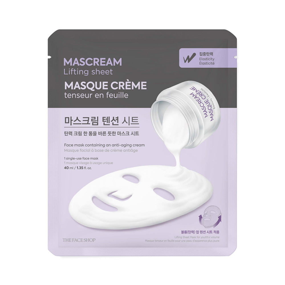 DEEPLY Mascream Lifting Sheet Mask - THEFACESHOP Australia Queensland