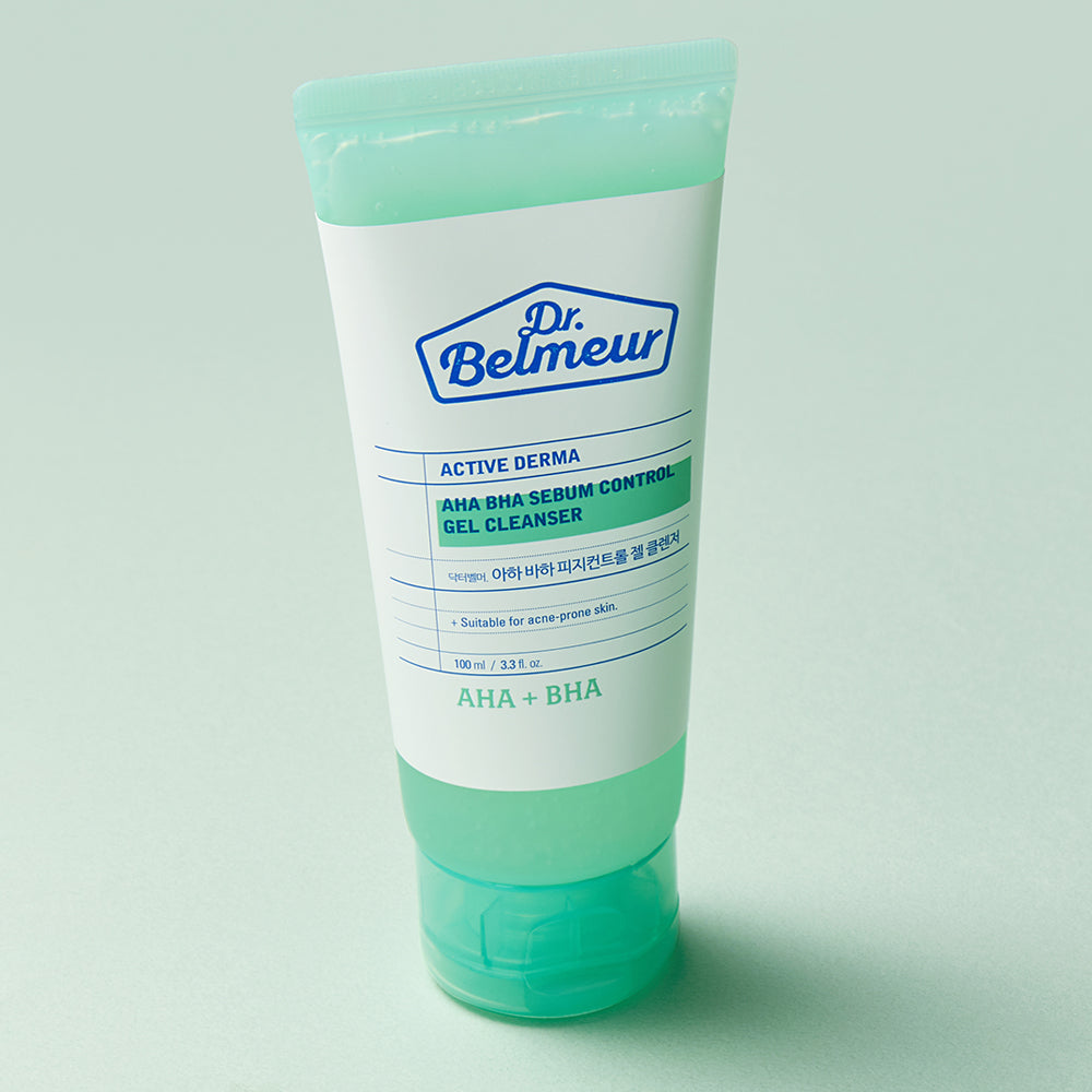 Dr.Belmeur Active Derma AHA/BHA Sebum Control Gel Cleanser