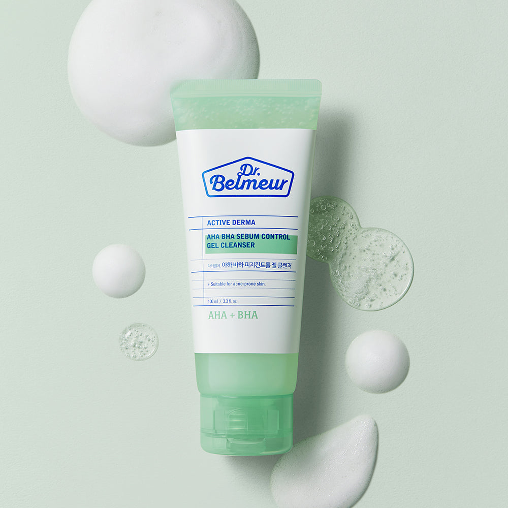 Dr.Belmeur Active Derma AHA/BHA Sebum Control Gel Cleanser