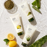 HERB DAY 365 MASTER Blending Facial Foaming Cleanser - Aloe & Greentea - THEFACESHOP Australia Queensland