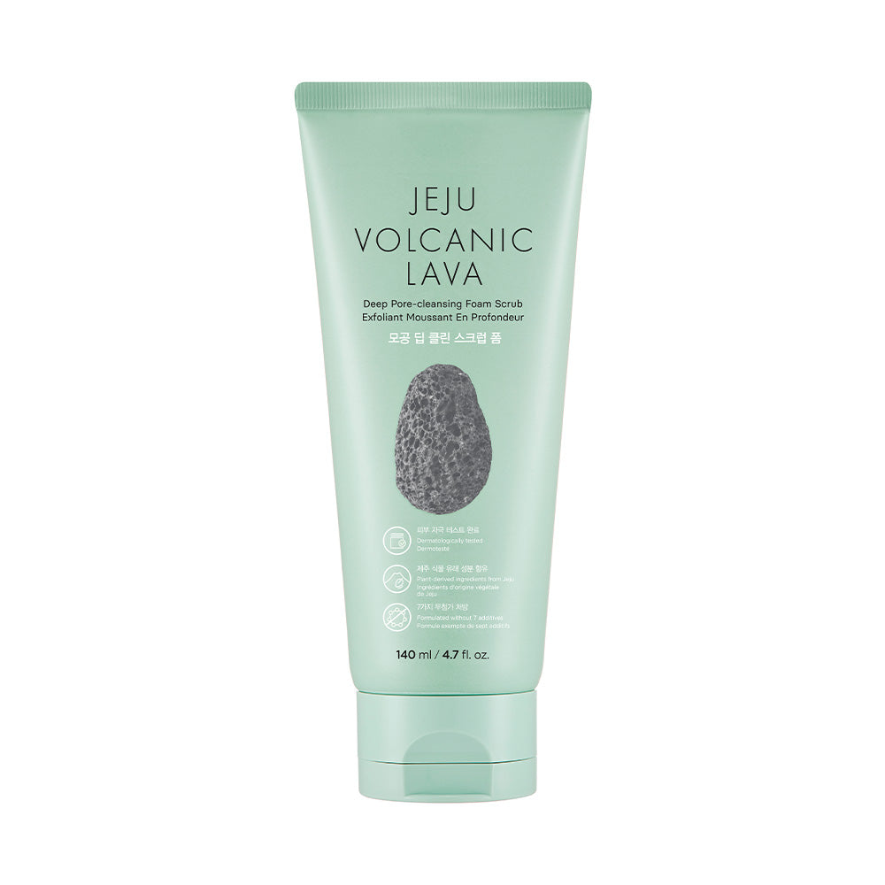 JEJU VOLCANIC LAVA Deep Pore Cleansing Foam Scrub - THEFACESHOP Australia Queensland