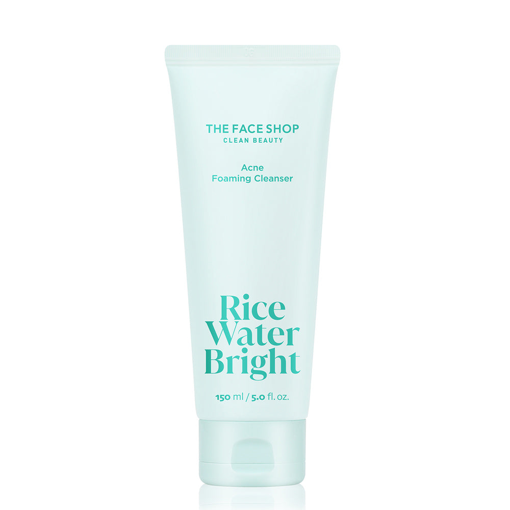 RICE WATER BRIGHT Acne Foaming Cleanser - THEFACESHOP Australia Queensland