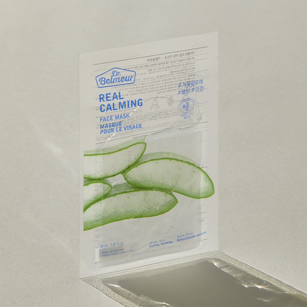 Dr.Belmeur Real Calming Face Mask - Winter Aloe - THEFACESHOP Australia Queensland