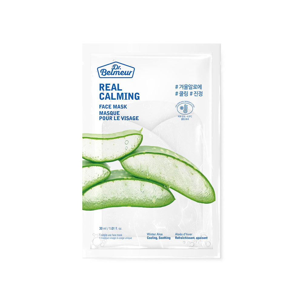 Dr.Belmeur Real Calming Face Mask - Winter Aloe - THEFACESHOP Australia Queensland