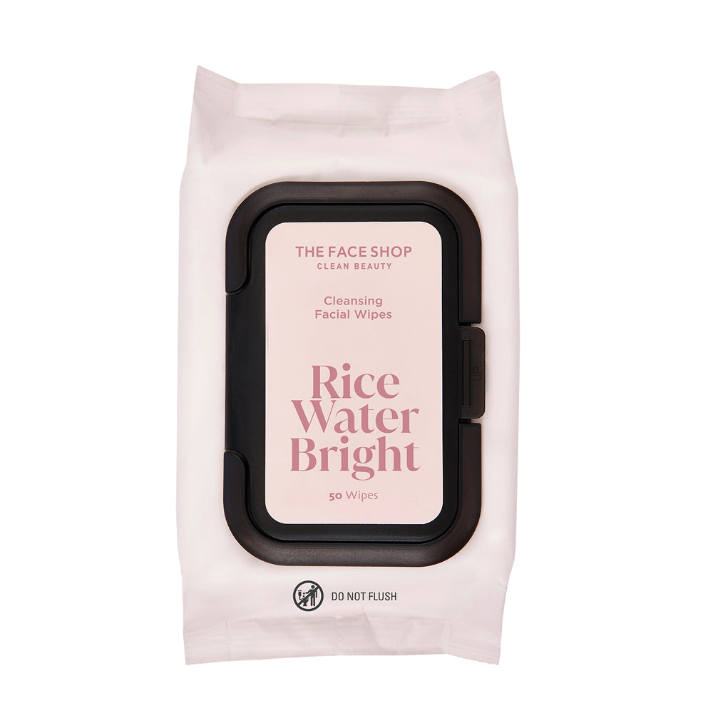 Rice Water Bright Cleansing Facial Wipes - THEFACESHOP Australia Queensland