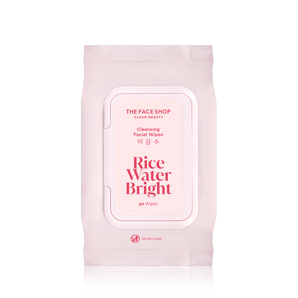Rice Water Bright Cleansing Facial Wipes - Renew
