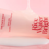 Rice Water Bright Milk & Jelly Double Cleanser - THEFACESHOP Australia Queensland