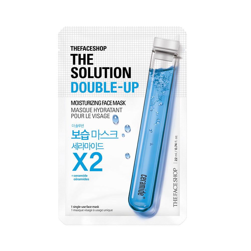 THE SOLUTION Double-Up Moisturizing Face Mask - THEFACESHOP Australia Queensland