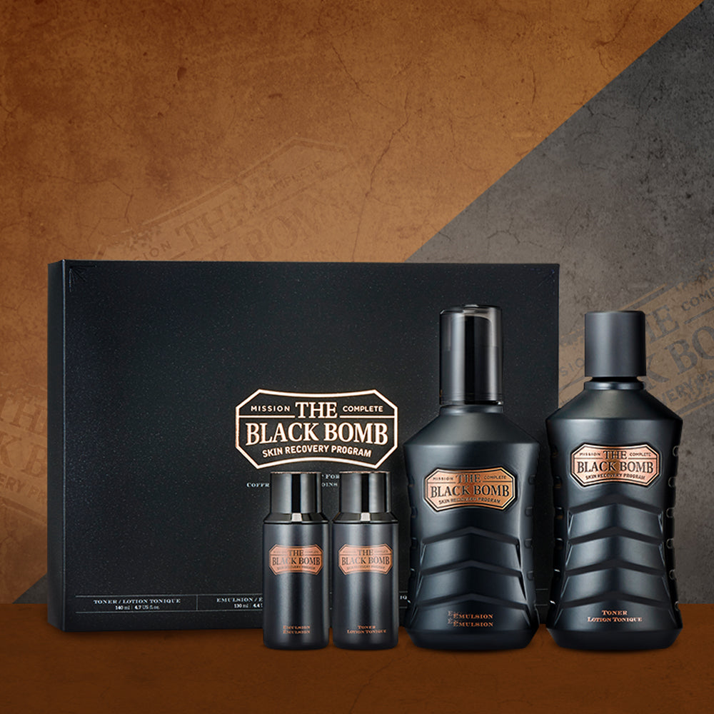 THE BLACK BOMB Special Set For Men - THEFACESHOP Australia Queensland