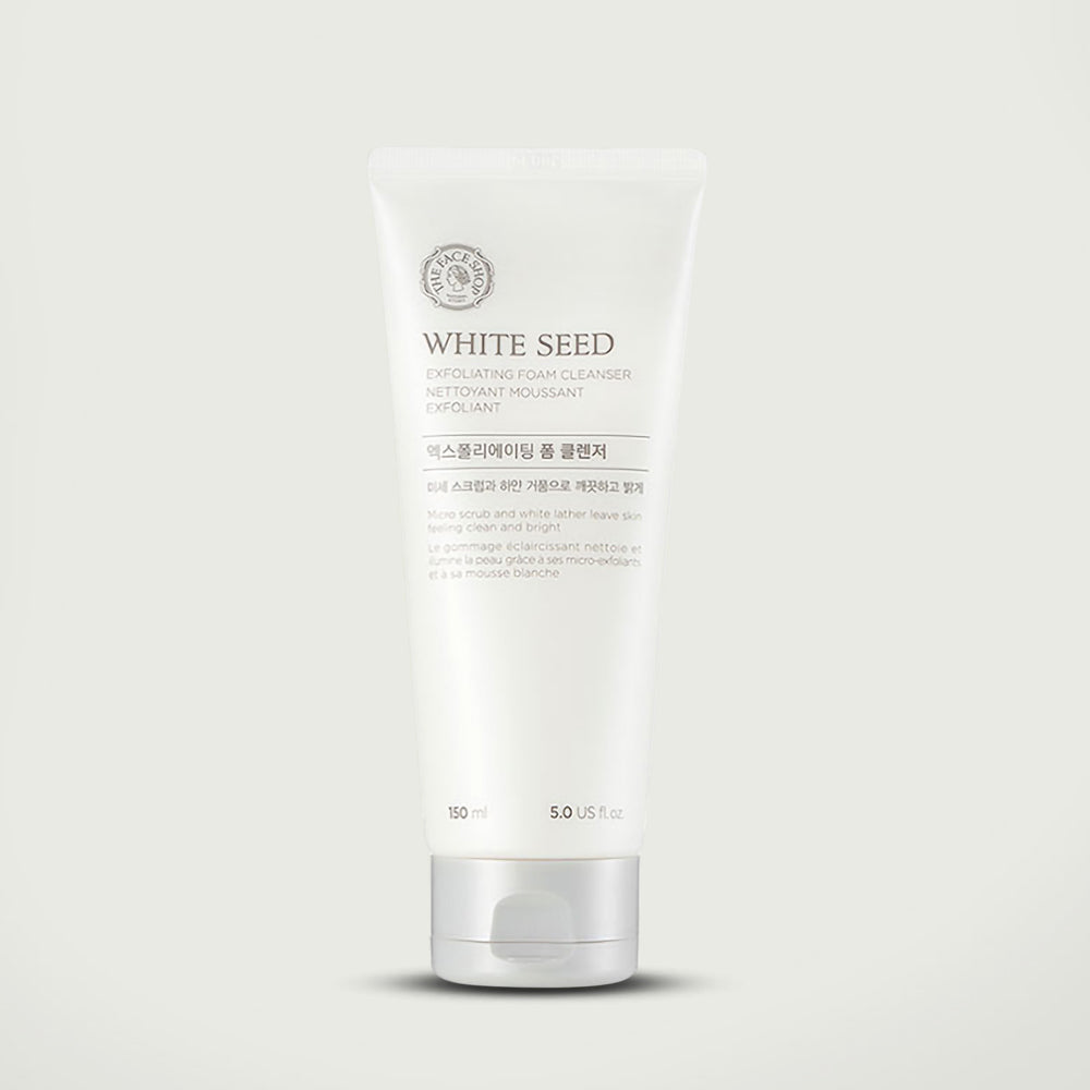 WHITE SEED Exfoliating Cleansing Foam - THEFACESHOP Australia Queensland