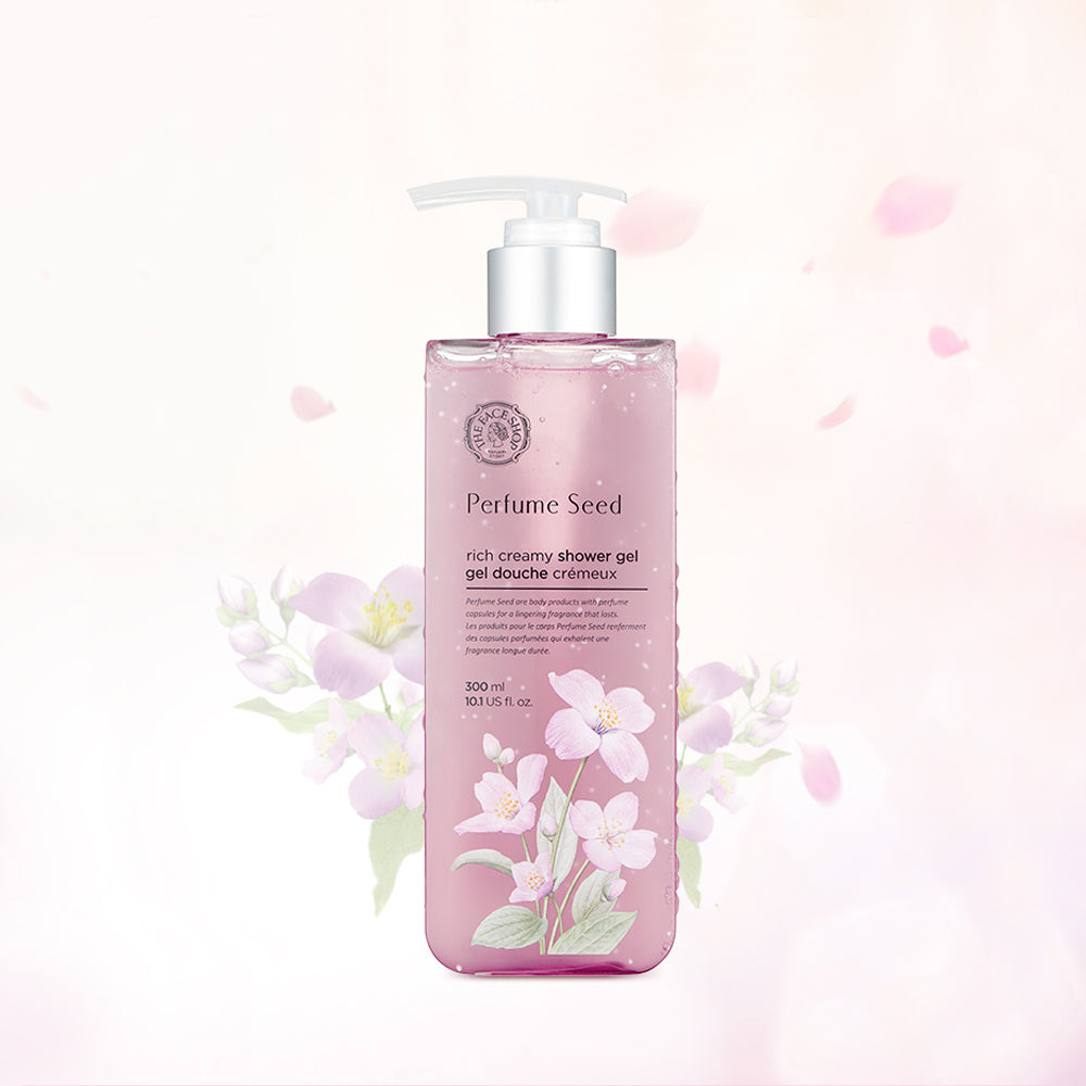 PERFUME SEED Rich Cream Shower Gel - THEFACESHOP Australia Queensland
